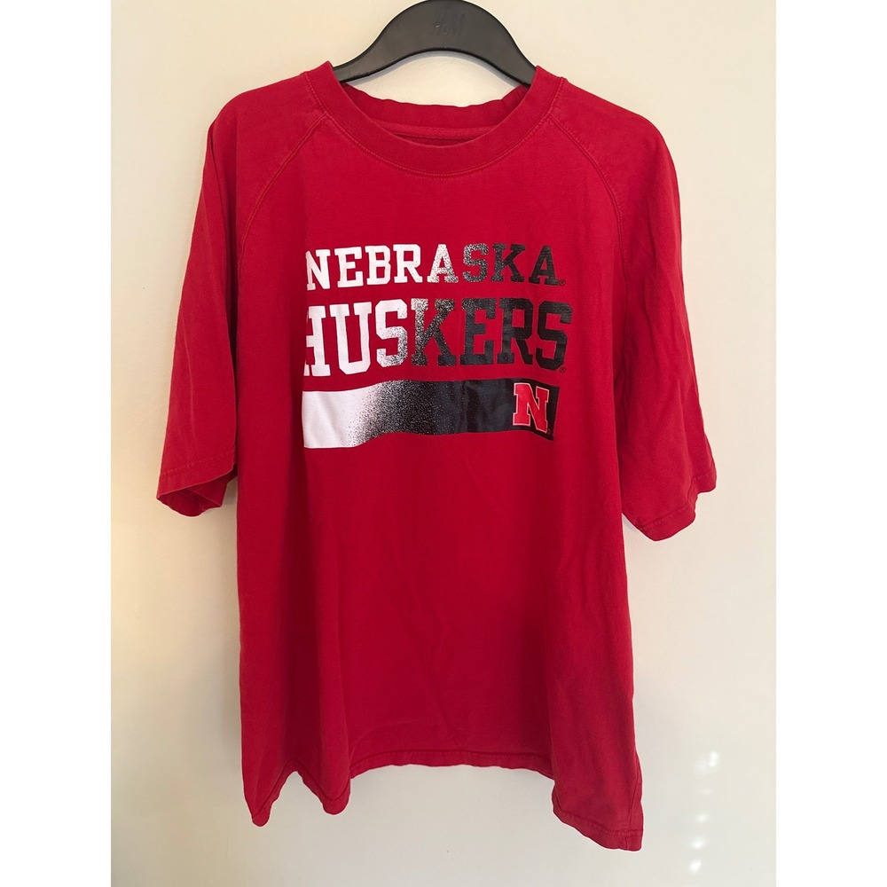 Profile Varsity Nebraska Huskers Red Graphic T-Shirt Mens 3XL Big & Tall Cotton